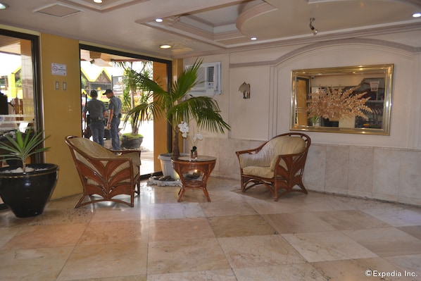 Sala de estar en el lobby
