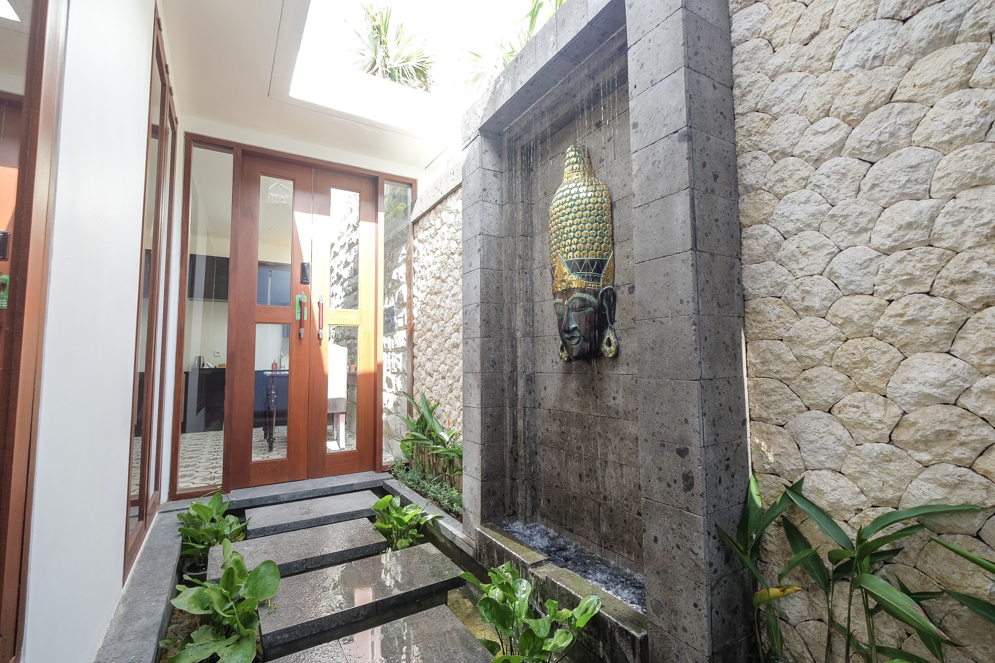 Vila Mewah, 1 Tempat Tidur King, jet tub, pemandangan kolam renang (Jacuzzi) | Teras/patio