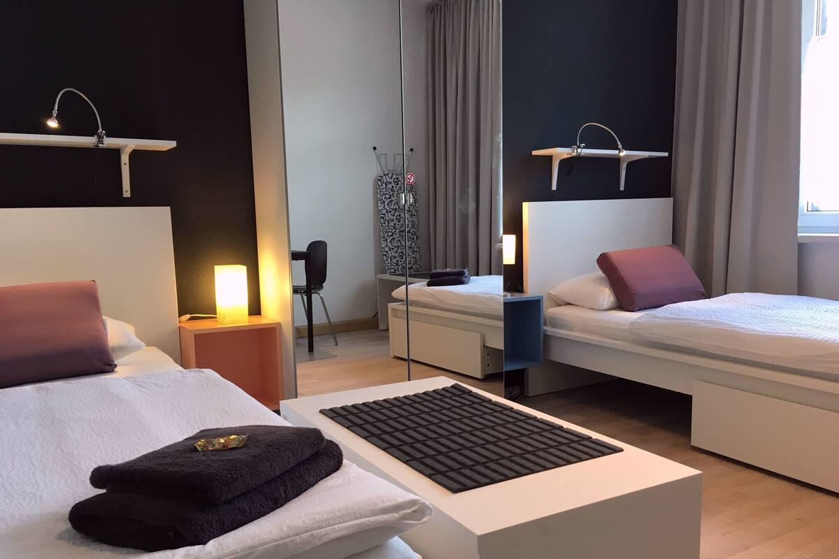 Appartement classique, 1 chambre | Bureau, fer et planche à repasser, accès au Wi-Fi (inclus)