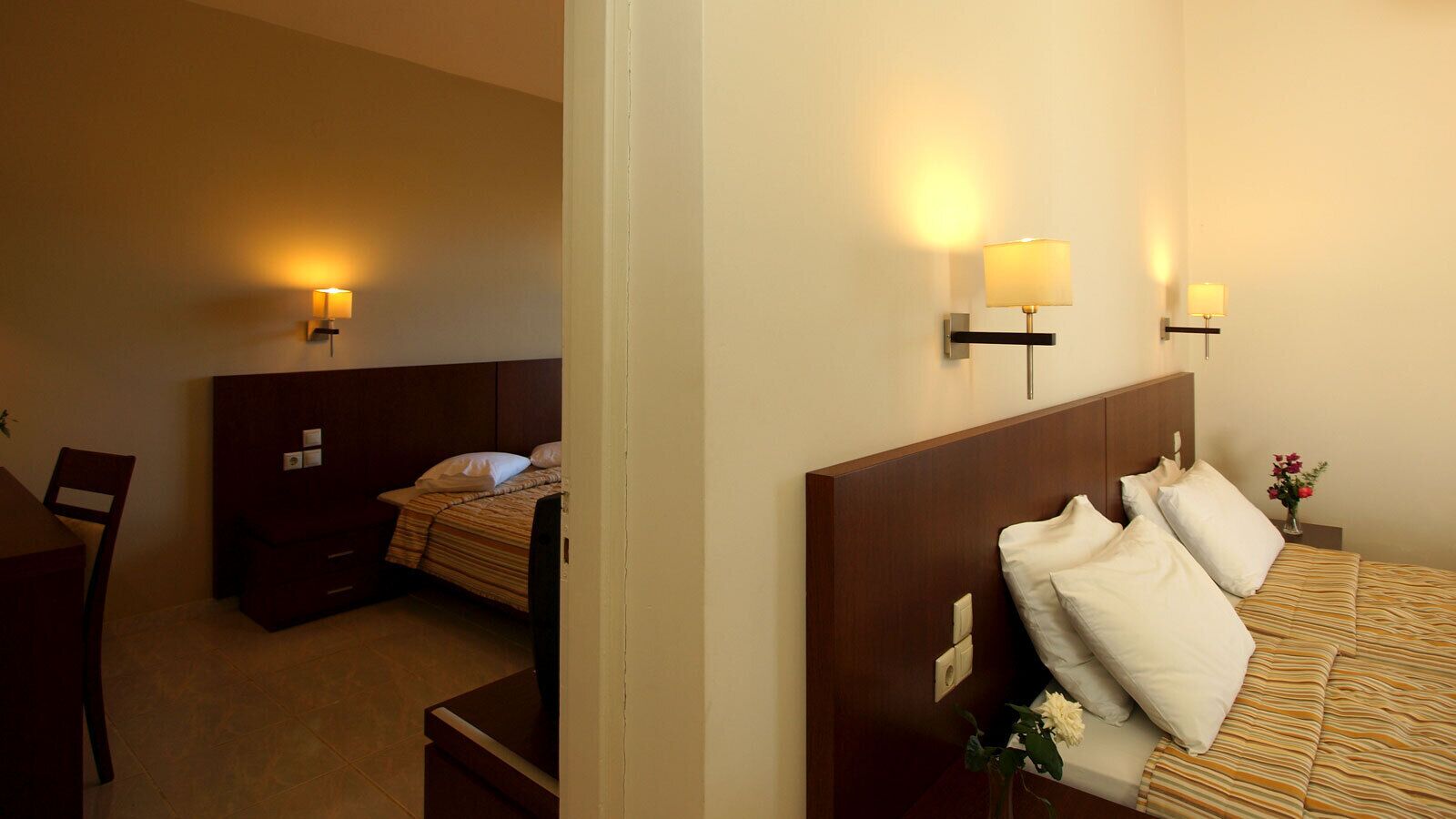 classic suite, 2 bedrooms, partial sea view | in-room safe, desk, soundproofing, iron/ironing board