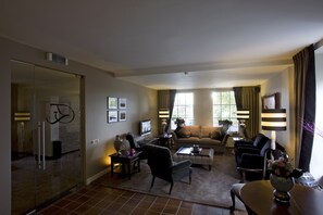 Sitteområde i lobbyen