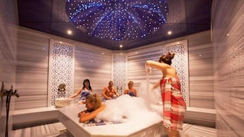 Turkish bath/hammam, 2 treatment rooms, massages