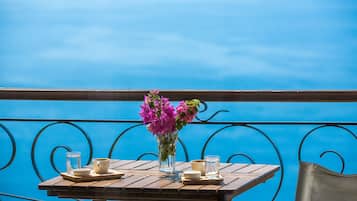 Superior-dobbeltværelse - balkon - havudsigt | Udsigt fra balkon