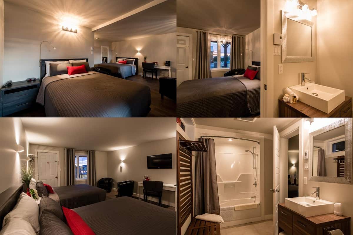 premium bedding, desk, soundproofing, iron/ironing board