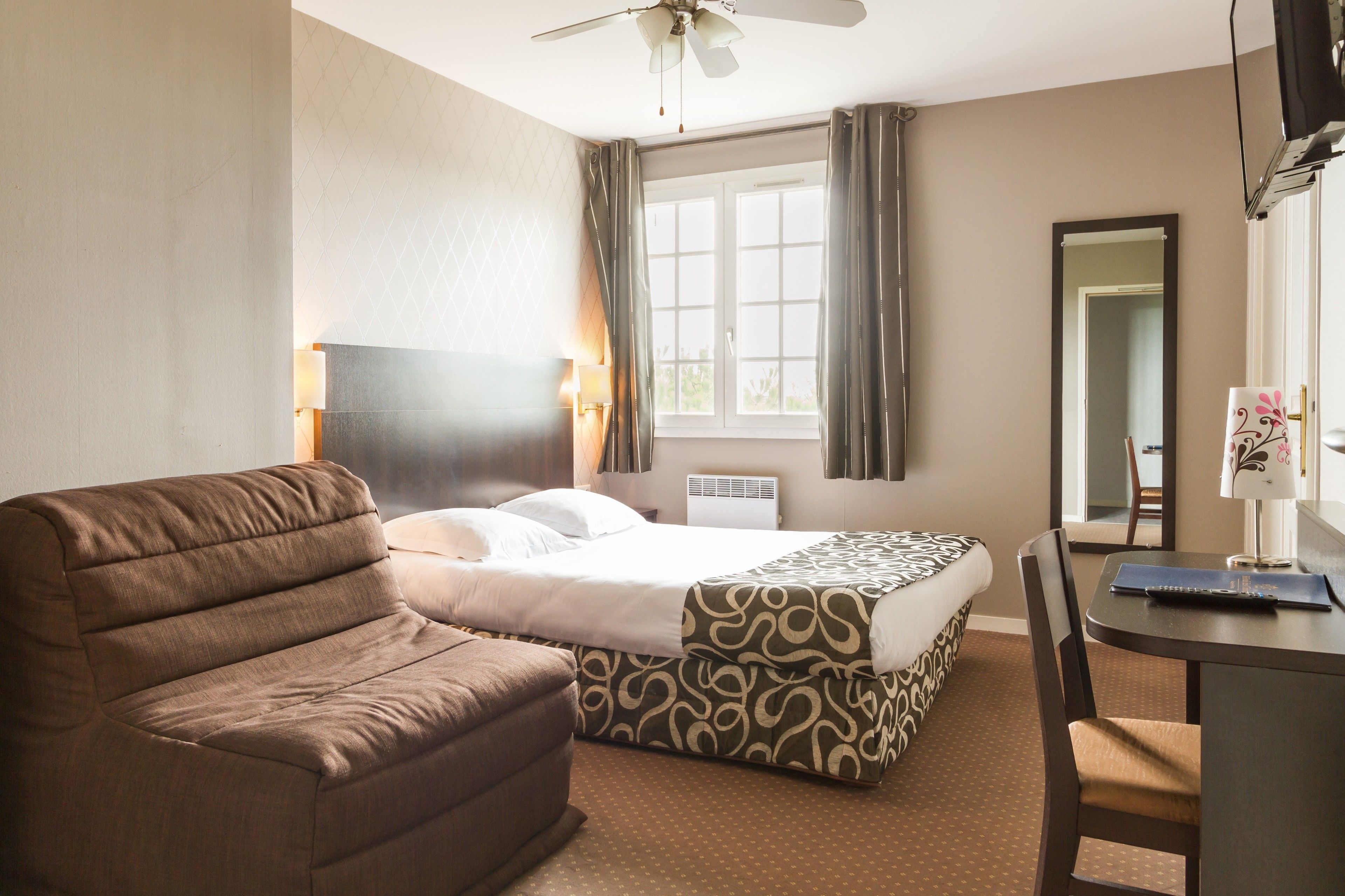 superior double or twin room | in-room safe, desk, blackout curtains, soundproofing