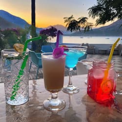 Poolside bar