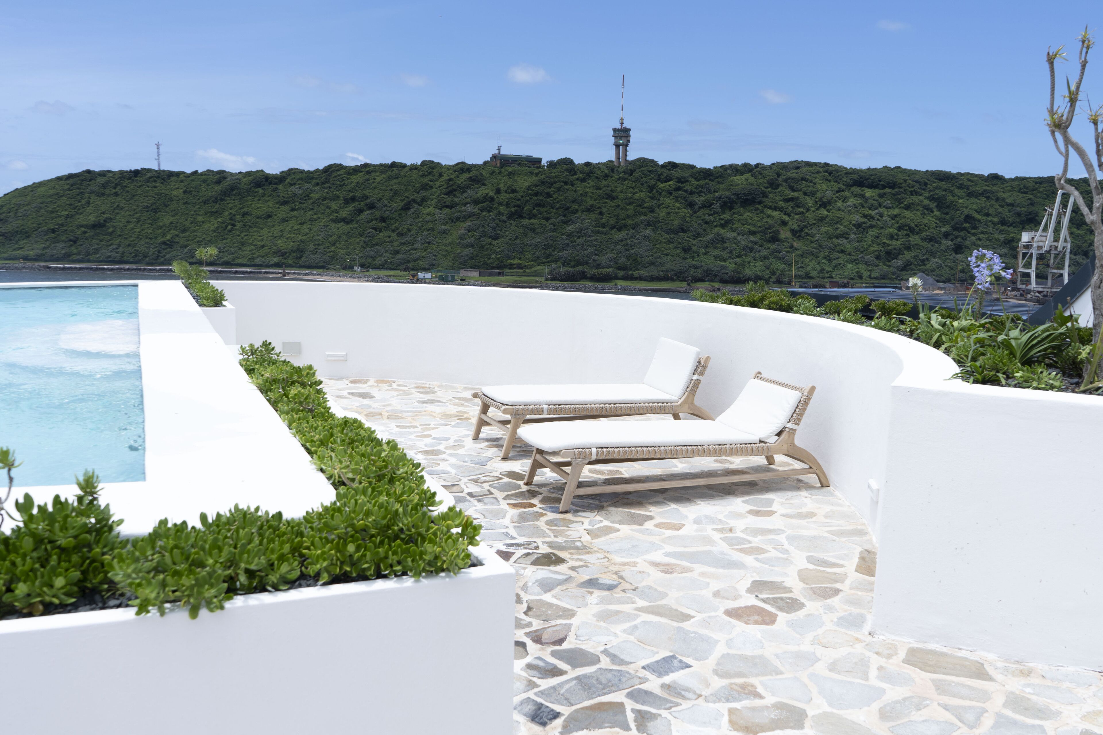 Loftsleilighet – president, privat basseng, havutsikt | Terrasse/patio