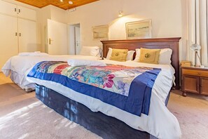 Quarto superluxo | 7 quartos, roupas de cama premium, cofres nos quartos