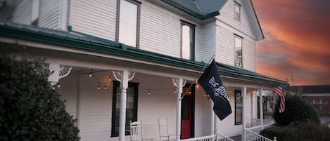 Façade de l’hébergement