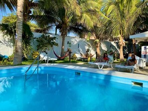 Blick von der Unterkunft