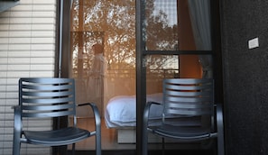Kahden hengen huone (Terrace, Shared Bathroom) | Terassi/patio