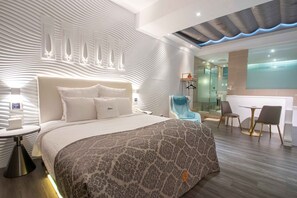 Deluxe Double Room | Premium bedding, minibar, desk, soundproofing