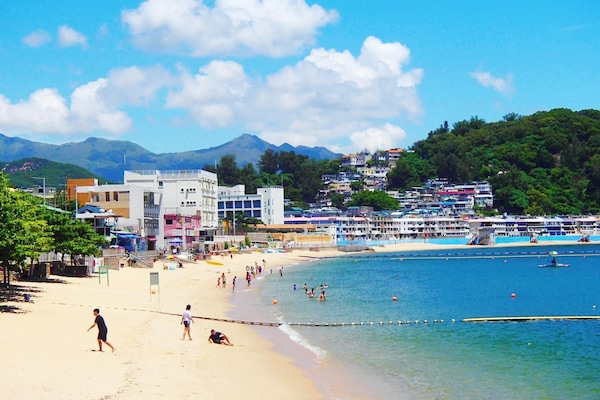 Beach nearby, white sand