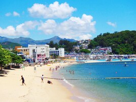 在海灘附近、白沙