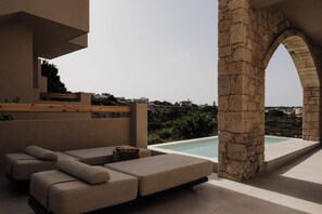 Tholos Private Pool | View from room - Momi Slow Living Hotel (Hersonissos)
