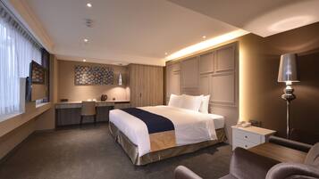 Coffres-forts dans les chambres, bureau, rideaux occultants