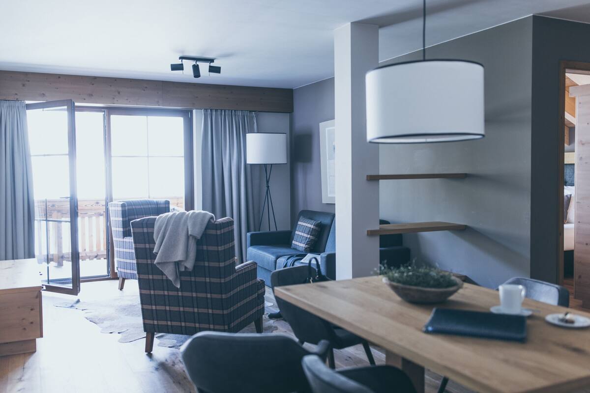 Apartment, 2 Bedrooms (NO 7, Family Apartment L) | Living area | Flat-screen TV