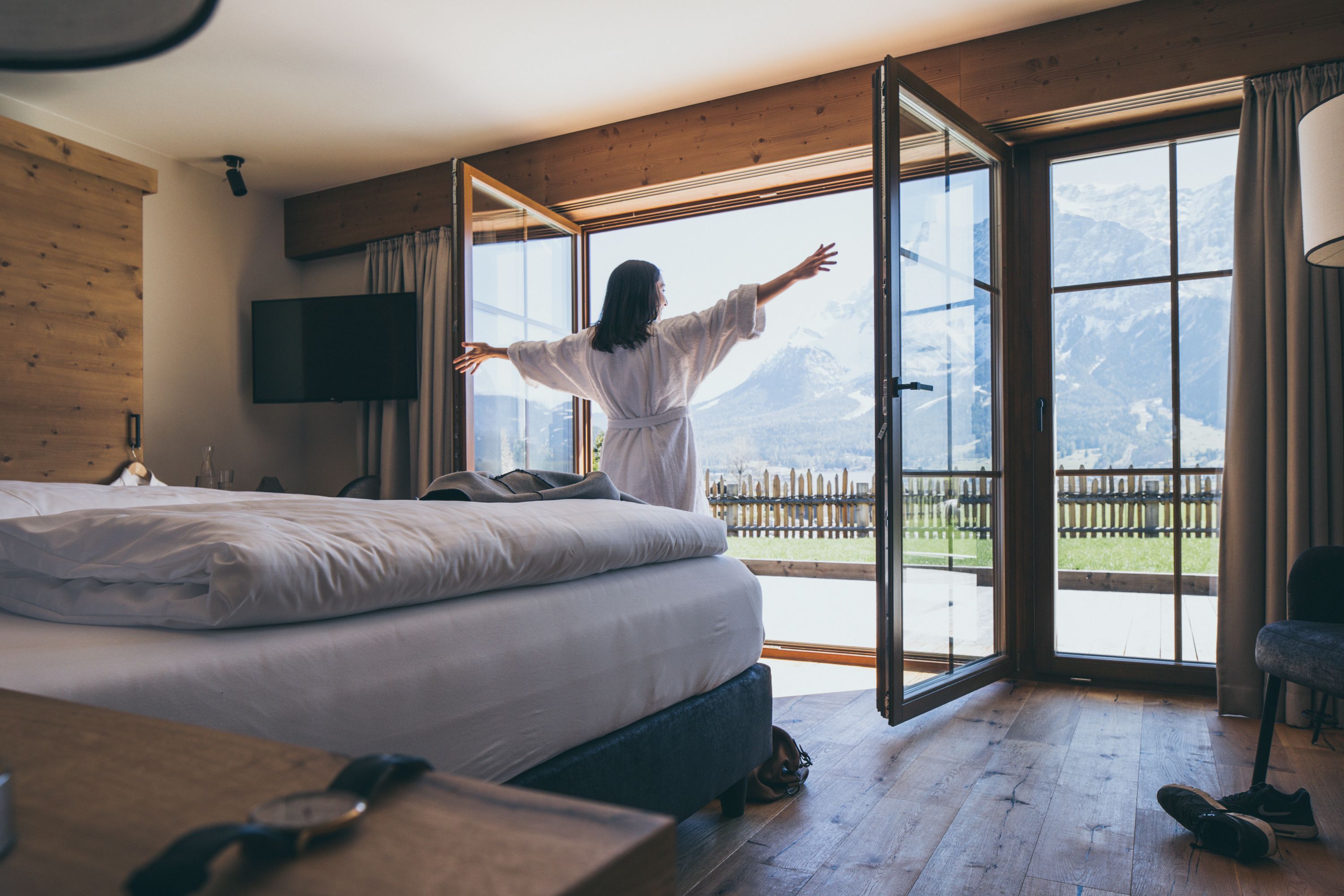 Chalet, 3 Schlafzimmer (NO 17, Family Chalet) | Hochwertige Bettwaren, Zimmersafe, schallisolierte Zimmer