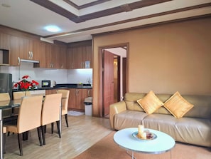 2-Bedroom Apartment at Bonbel Condominium | Living area - Prestige Vacation Apartments - Bonbel Condominium (Baguio)