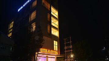 Front of property – evening/night