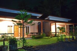 Front of property – evening/night