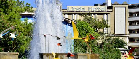 Overnatningsstedets facade