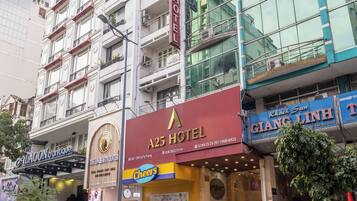 Majoituspaikan julkisivu