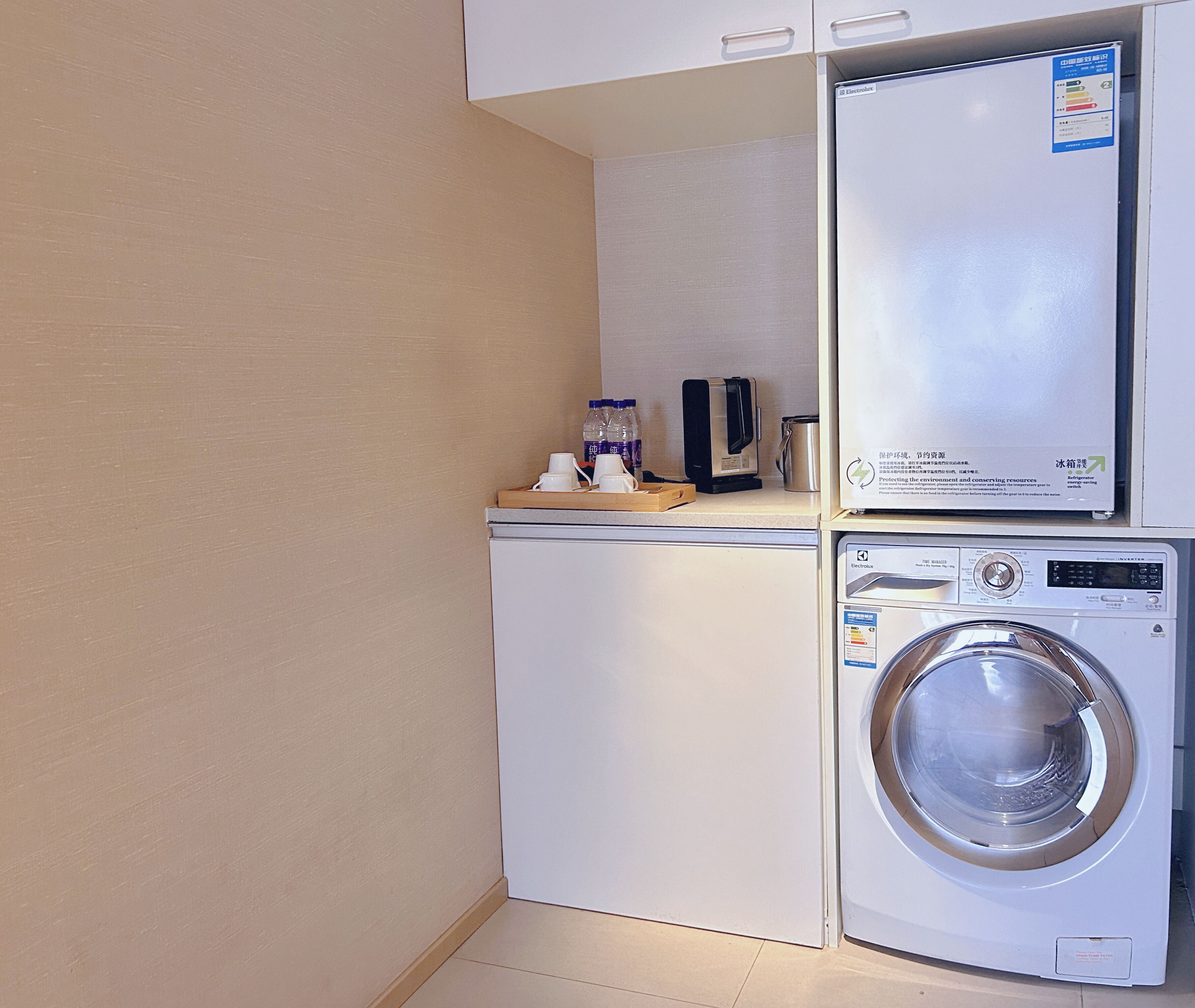 basic studio, 2 single beds | in-room safe, soundproofing, iron/ironing board, free cots/infant beds