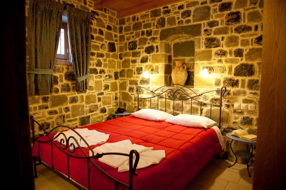 Villa, 2 habitaciones, vistas al mar (Kalysto) | Sábanas de algodón egipcio, ropa de cama de alta calidad, minibar