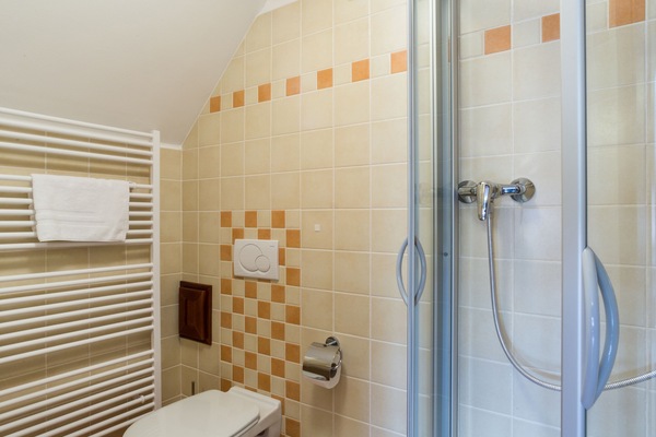 Luxury Apartment, 1 Bedroom, Kitchen, River View | Bathroom | Shower, free toiletries, hair dryer, towels