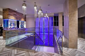 Vue depuis lâhĂ©bergement