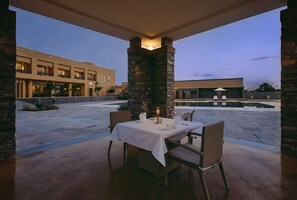 Pool View A/C Room | Terrace/patio - Dera Masuda Luxury Resort (Pushkar)