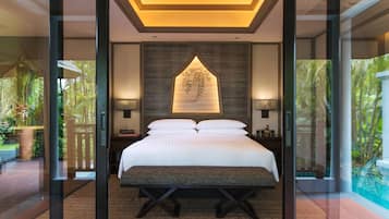 Villa, 1 Bedroom, Non Smoking, Private Pool (Oceanfront) | 1 bedroom, minibar, in-room safe, desk