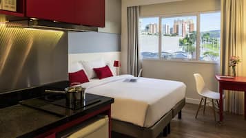 Minibar, in-room safe, desk, blackout drapes