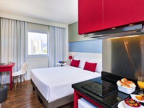 Minibar, in-room safe, desk, blackout curtains