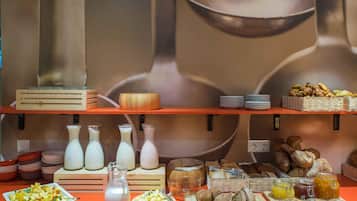 Daily buffet breakfast (EUR 12.00 per person)
