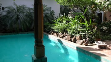 Indoor pool, outdoor pool