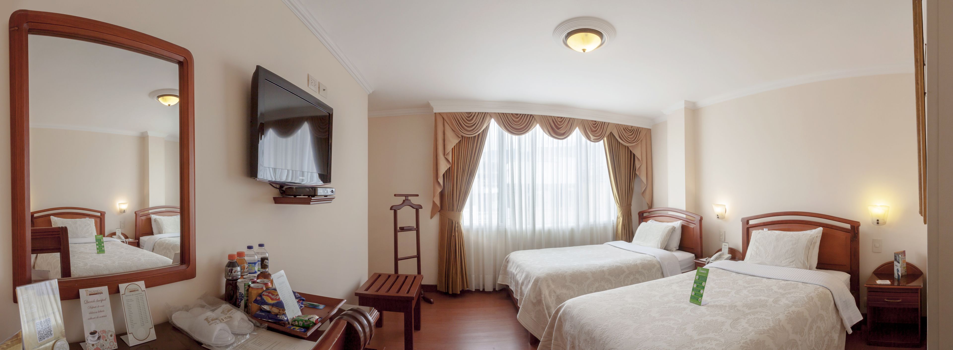 standard double room | premium bedding, minibar, in-room safe, desk