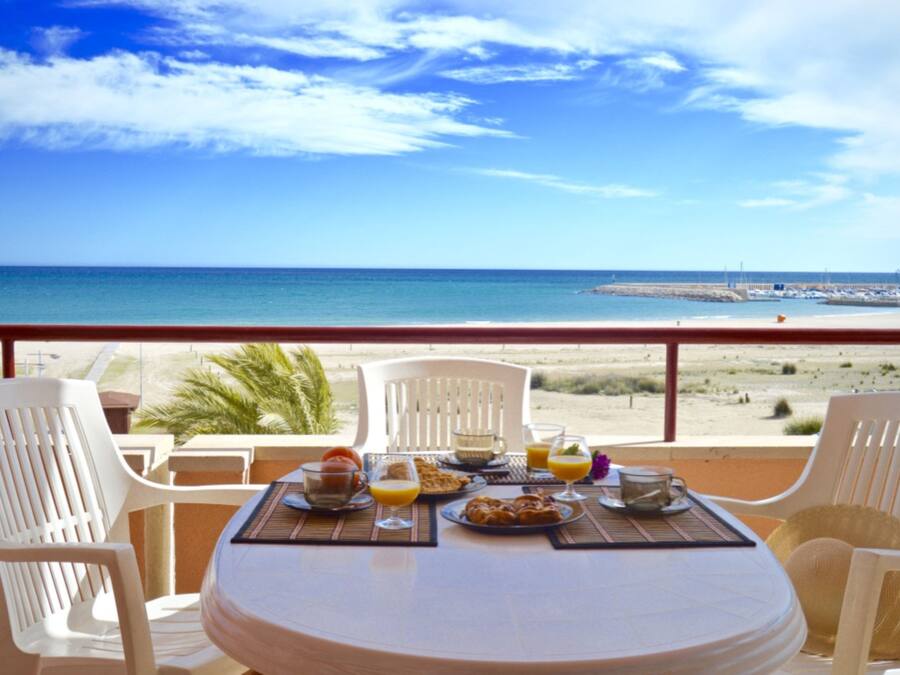 On the beach, white sand