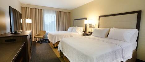 Room, 2 Queen Beds, Non Smoking, Refrigerator & Microwave