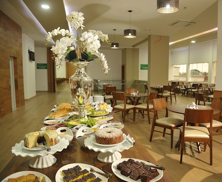 Breakfast and dinner served, Brazilian cuisine