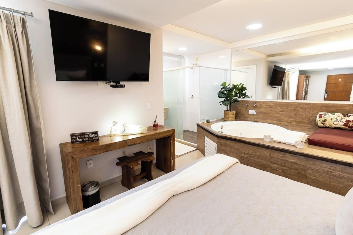 luxury room | minibar, in-room safe, desk, blackout curtains