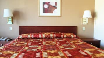 Premium bedding, desk, free WiFi, bed sheets