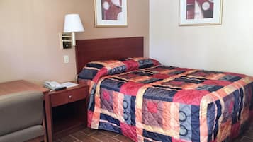 Premium bedding, desk, free WiFi, bed sheets
