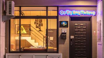 Front of property – evening/night