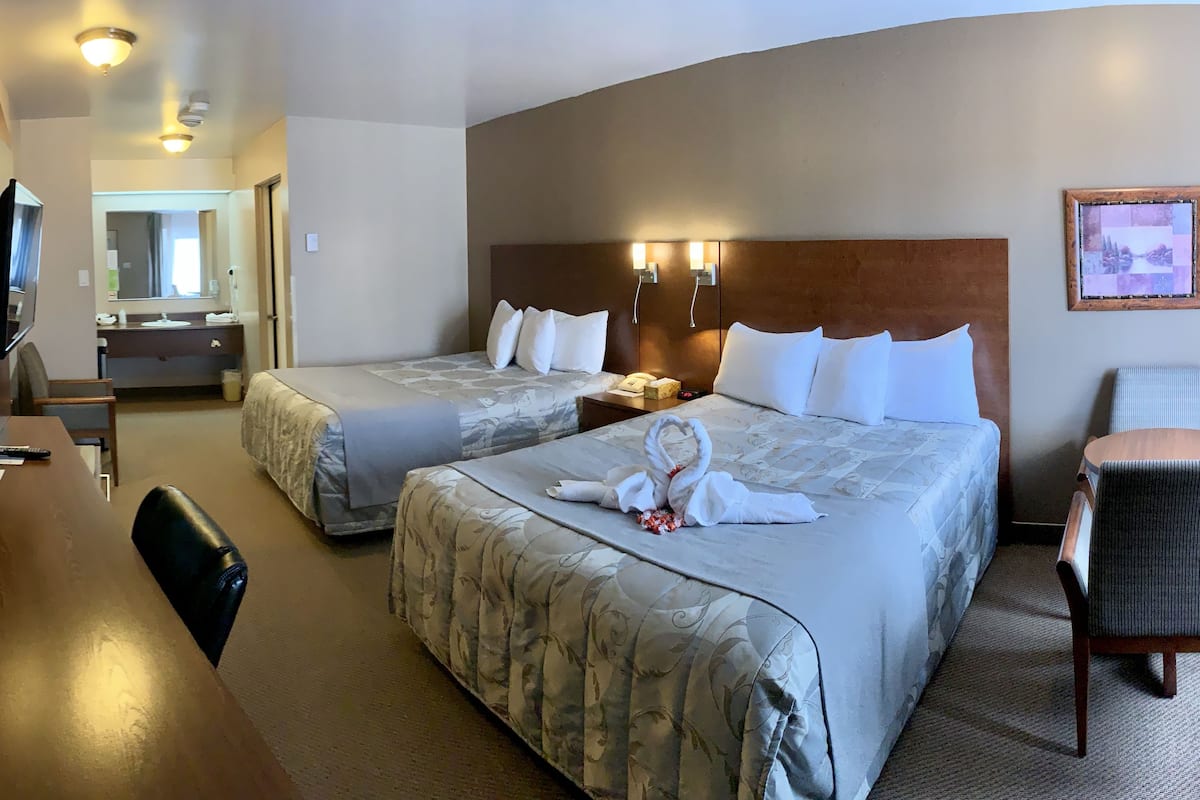 Superior Room, 2 Queen Beds | Desk, soundproofing, iron/ironing board, free WiFi