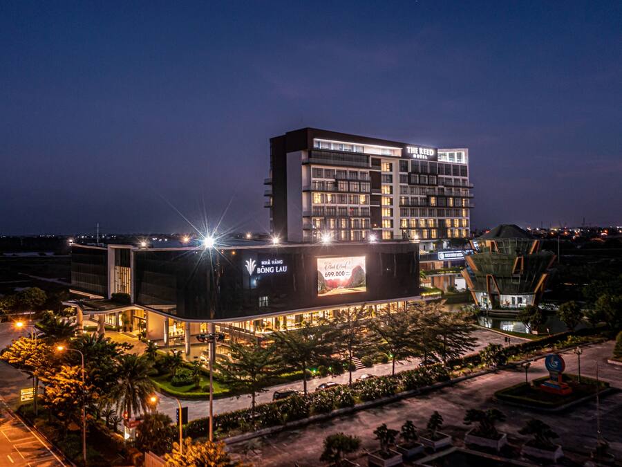 Front of property - evening/night