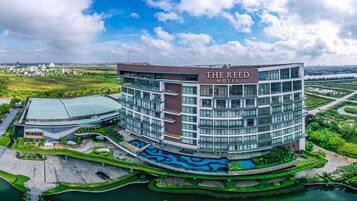 Front of property – evening/night