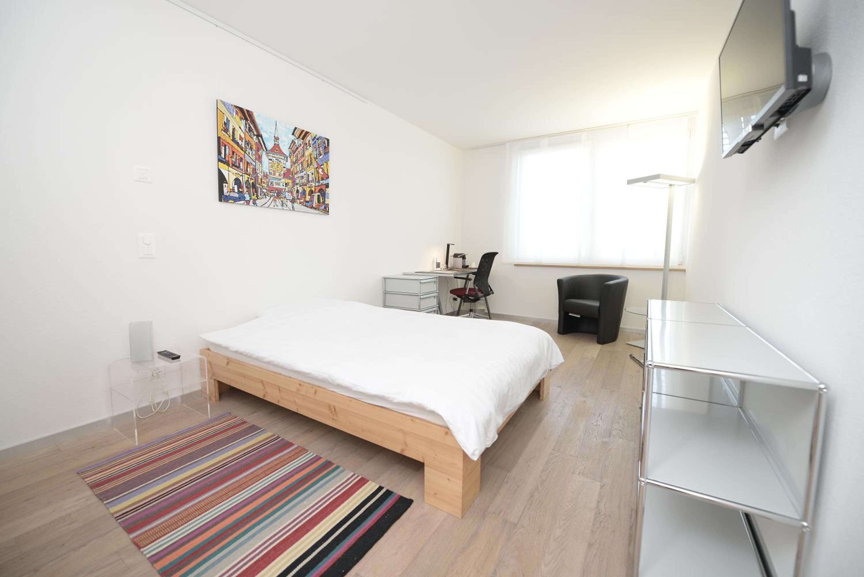 premium bedding, minibar, desk, free cots/infant beds