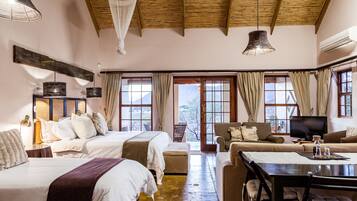 Egyptian cotton sheets, premium bedding, pillow-top beds, in-room safe